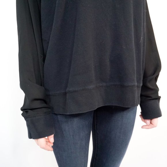 J. CREW Sheer Sleeve Pullover Sweatshirt - Picture 7 of 7